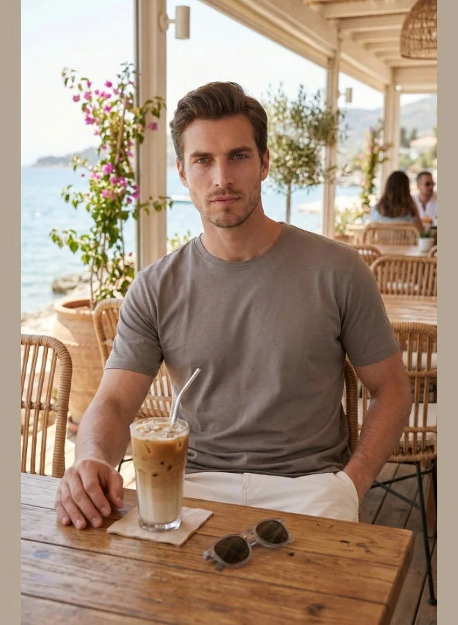 Buratti Buratti Regular Fit Crew Neck T-Shirt Men's T-Shirt 5902985