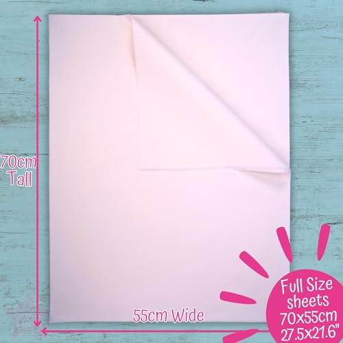 BCreativetolearn Carnival Papers Wet Strength White Tissue Paper 60 Sheets Alternative to Deli Paper for Model Making, Geli Printing, Mixed Media Crafts etc Resistant to Tearing When Wet - Image 2
