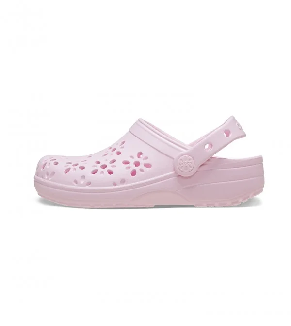 كروكس Toddlers' Classic Floral Cut Out Clog