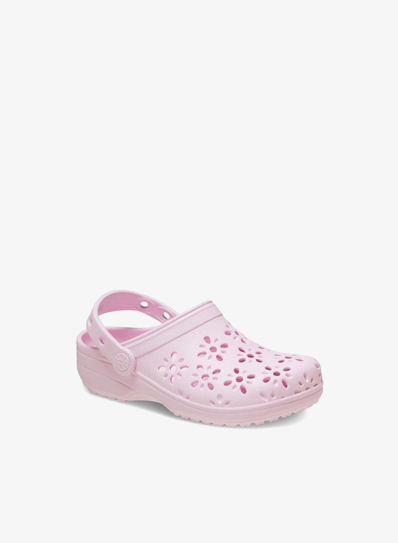 crocs Toddlers' Classic Floral Cut Out Clog - Image 5