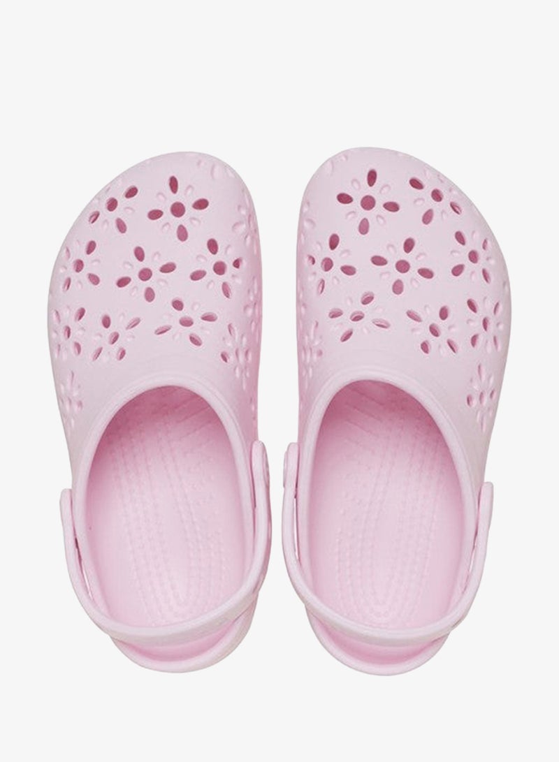 crocs Toddlers' Classic Floral Cut Out Clog - Image 4