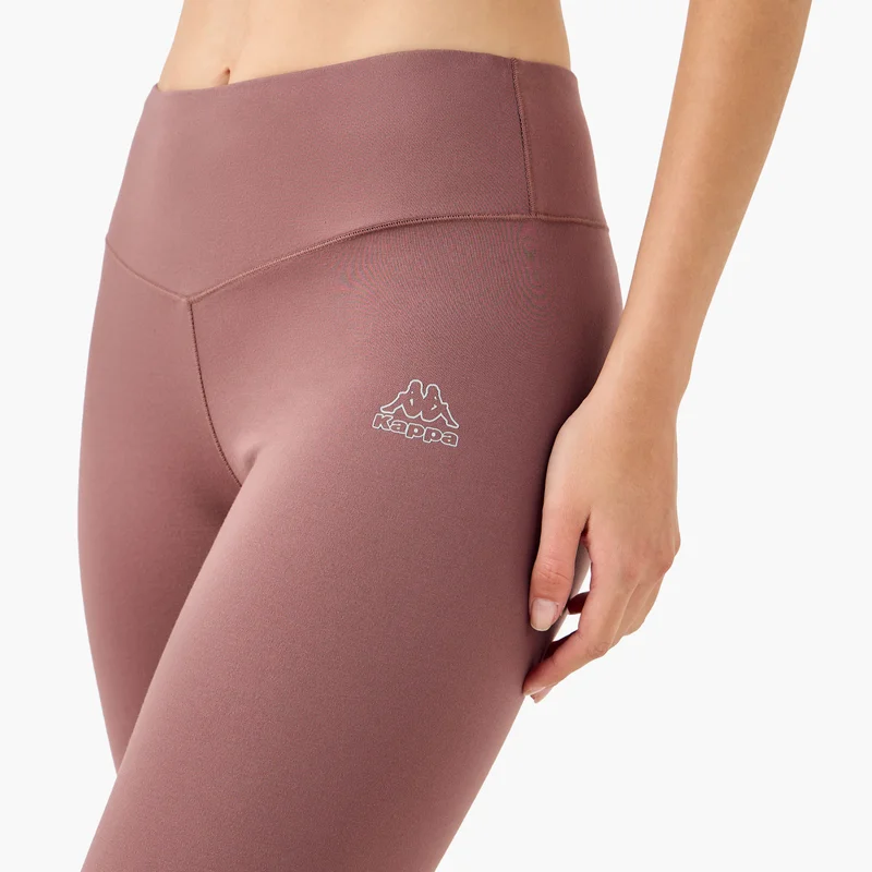 Kappa Kappa Logo Print Panelled Leggings