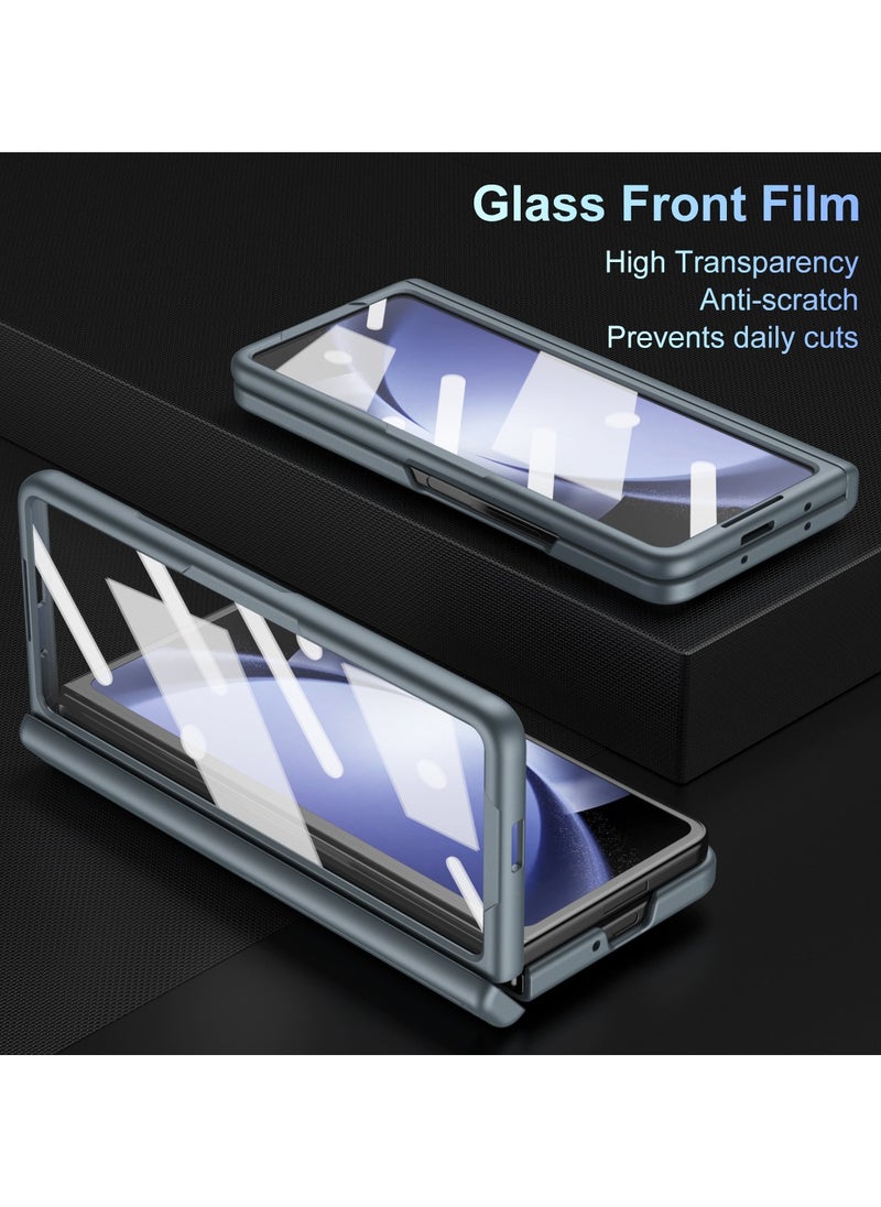 ماركة غير محددة - جراب هاتف Samsung Galaxy Z Fold 6 مع حامل قلم وقلم، وحماية المفصلة، ​​وواقي شاشة مدمج وحماية الحامل، جراب هاتف مقاوم للصدمات ومضاد لبصمات الأصابع - Image 1