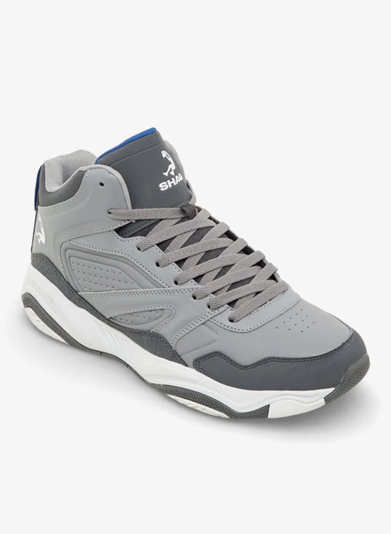 Shaq GREY Men Lace-Up Basketball Shoes for Men | Best Price UAE