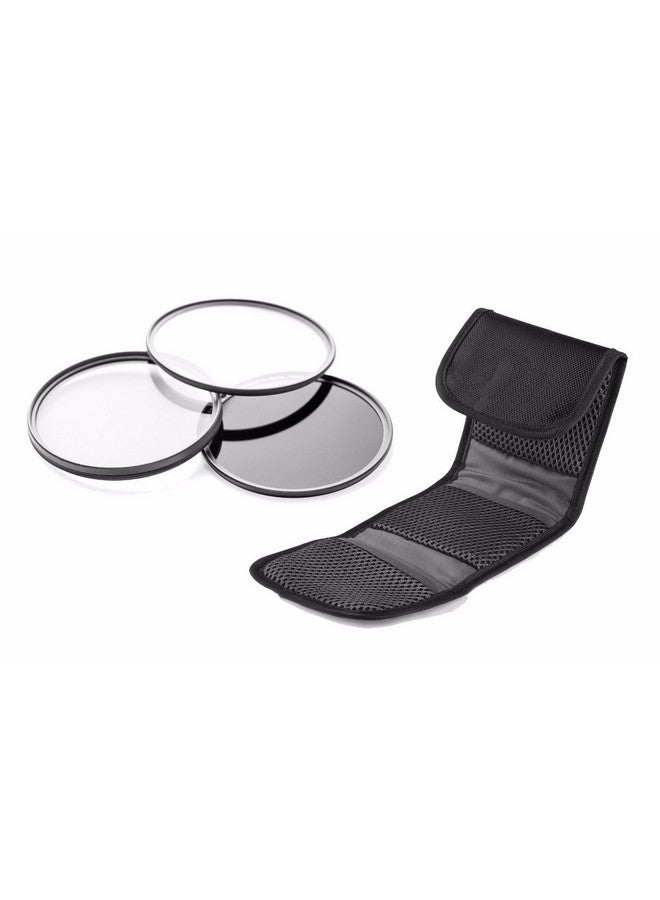Digital Nc High Grade Multi Coated Multi Threaded 3 Piece Lens Filter Kit (52Mm) Compatible With Panasonic Lumix Dmc Fz100 - Image 1