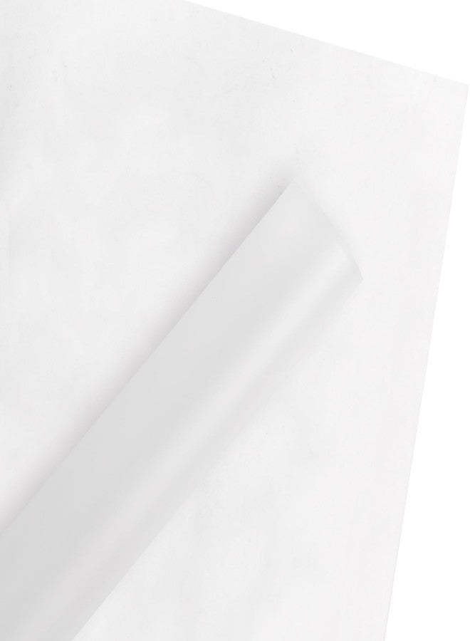 WRAPAHOLIC 20 Sheets Flower Wrapping Paper - 22.4 x 22.4 inch Pure Translucent White Water-Resistant Floral Bouquet Wrapping Paper, Florist Supplies Packaging for Wedding Birthday Gift DIY - Image 4