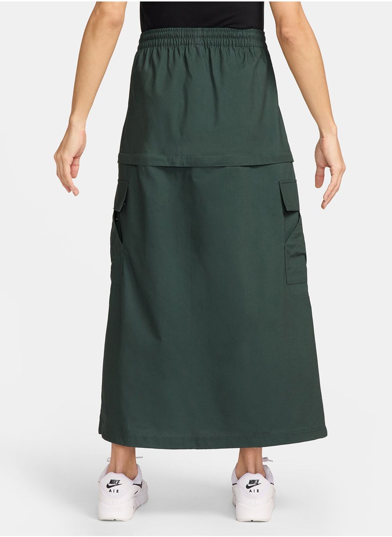 Nike - W Nsw Esstl Wvn Mr Cgo Mdi Skt - Image 1