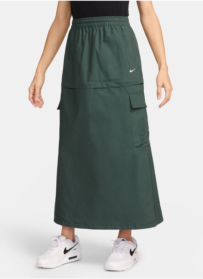 Nike - W Nsw Esstl Wvn Mr Cgo Mdi Skt - Image 1
