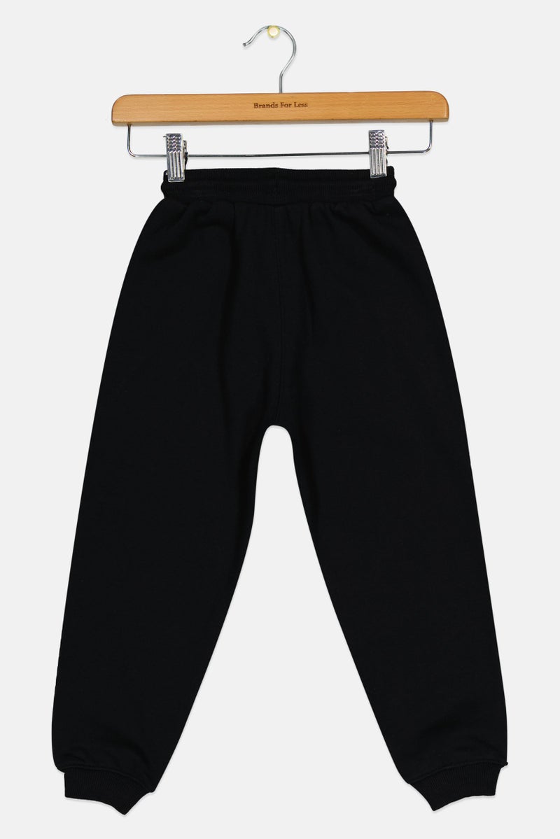 Reebok Toddlers Boy Brand Logo Jogger Pants, Black - Image 2