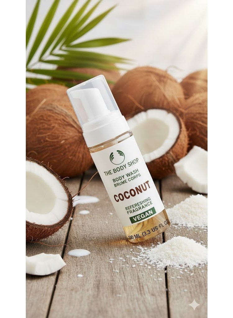 ذا بودي شوب غسول الفوم بجوز الهند من The Body Shop ١٠٠ مل – ترطيب البشرة، تنظيف عميق انتعاش استوائي وترطيب ناعم يدوم - Image 3