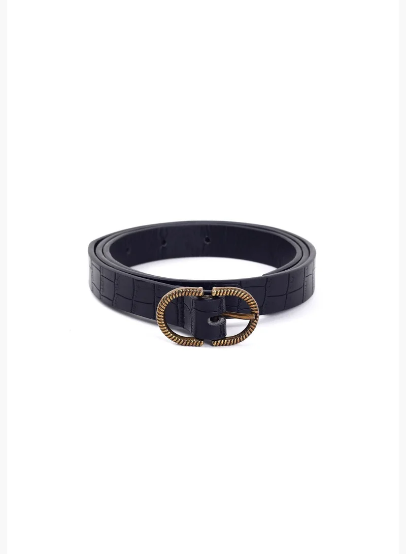 Haute Sauce Casual Belt with Buckle Detail