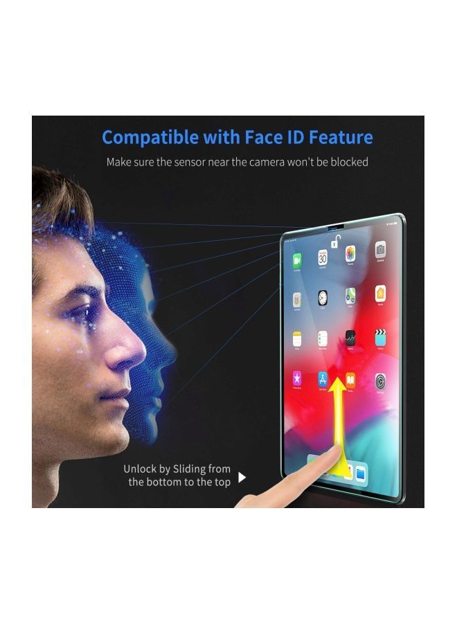 NIBEMINENT Tempered Glass Screen Protector For Apple iPad Air Pro 11-Inch (2019) Clear  - Image 5