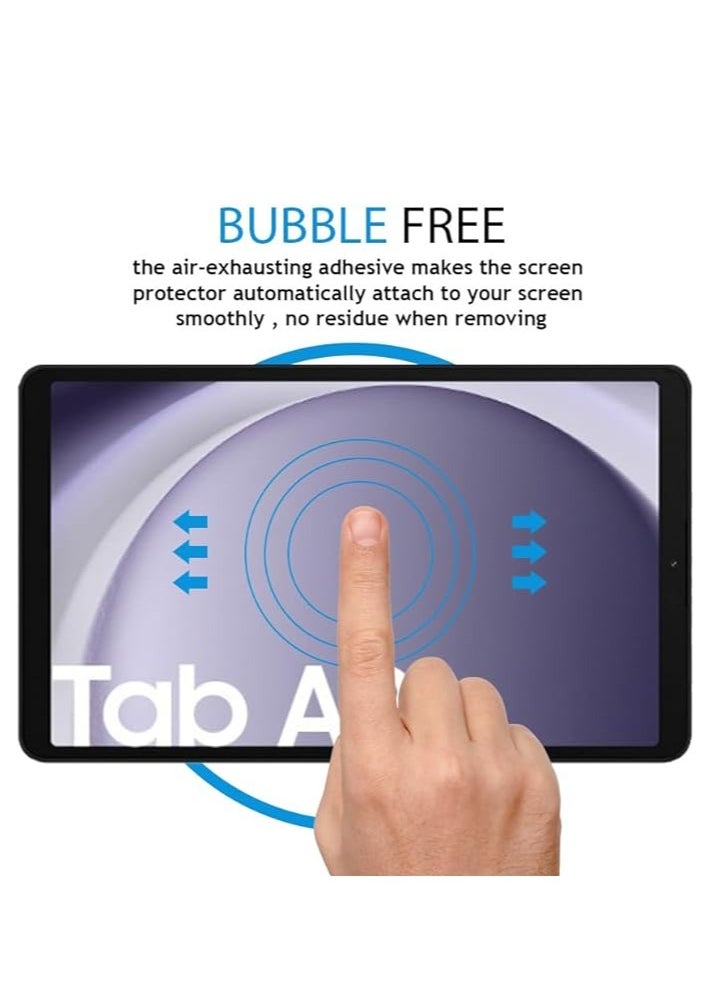 YoYoTech - Screen protector for Samsung Galaxy Tab A9 8.7 inch 2023 Edge to Edge Full Screen Coverage Anti Scratch Tempered Glass - Image 1
