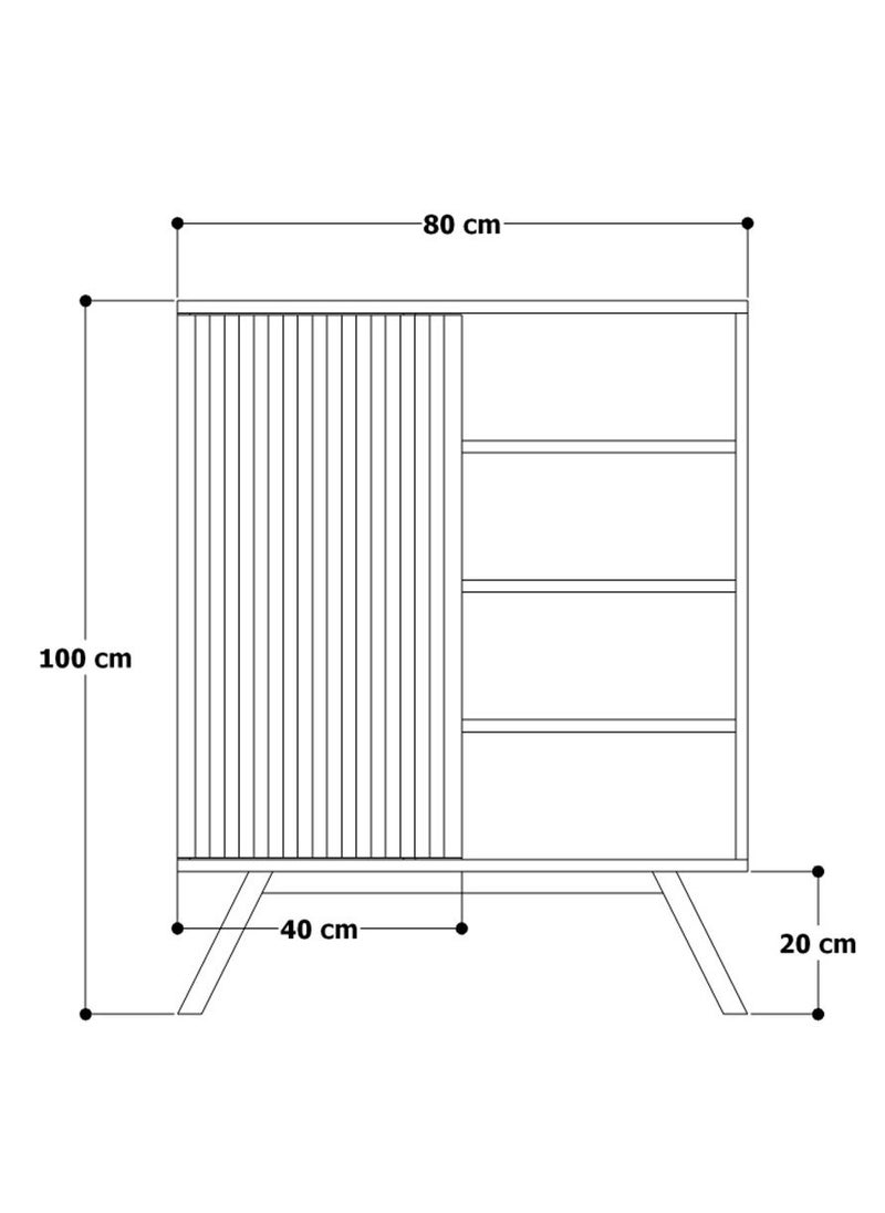 Woodz - Strip Shoe Cabinet - Image 1