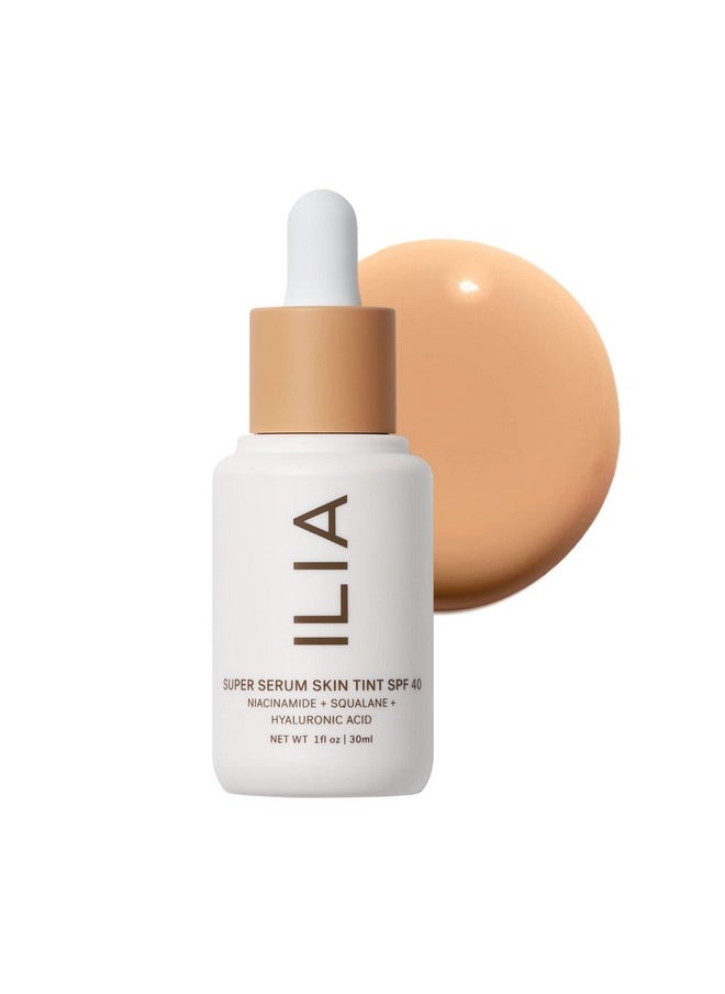 ILIA - Super Serum Skin Tint Spf 40 | Non-Comedogenic, Vegan, Lightweight To Help Against Blue Light, + Pollution While Hydrating, Smoothing, + Refining (Paloma St9, 1 Fl Oz | 30 Ml)  - Image 1