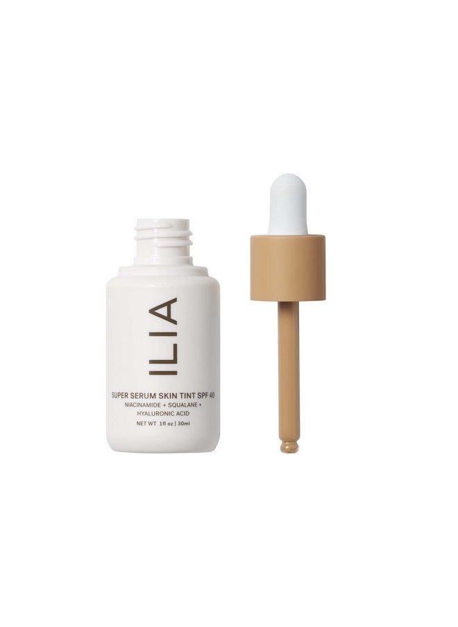 ILIA - Super Serum Skin Tint Spf 40 | Non-Comedogenic, Vegan, Lightweight To Help Against Blue Light, + Pollution While Hydrating, Smoothing, + Refining (Paloma St9, 1 Fl Oz | 30 Ml)  - Image 2