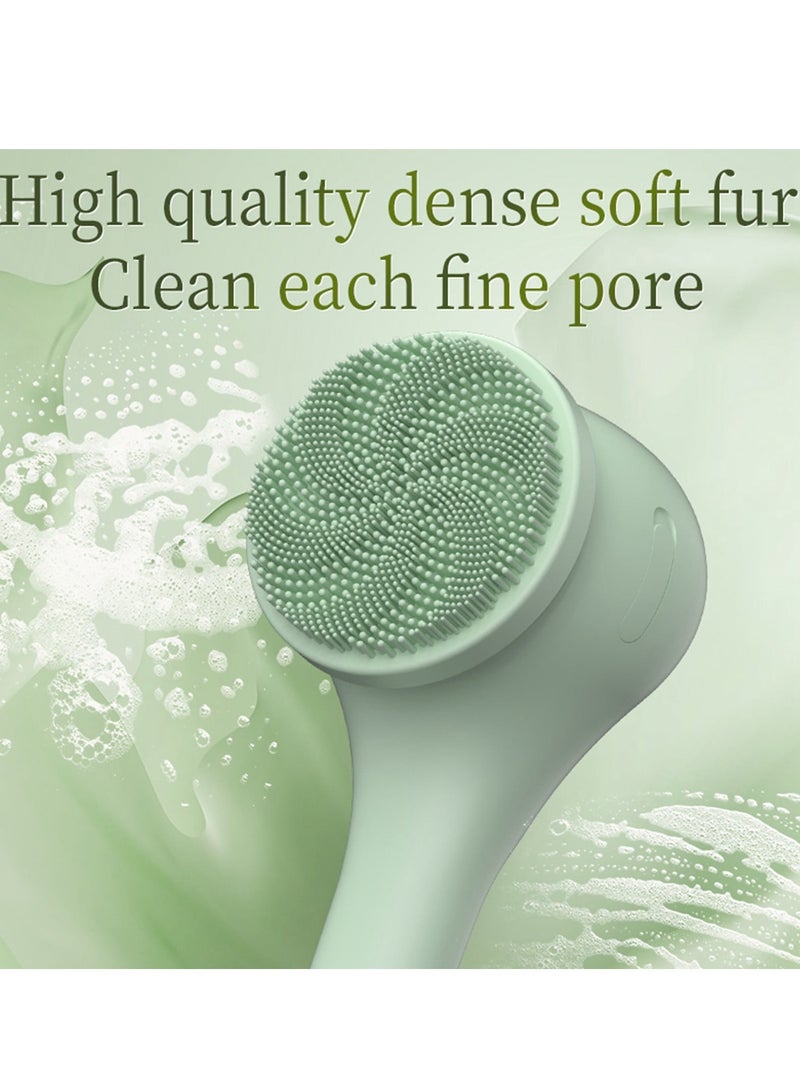 إيفرين فرشاة كهربائية للجسم، ثلاث درجات من القوة، عمر بطارية طويل، فرشاة استحمام كهربائية للتقشير والتدليك، مقشر للجسم، فرشاة استحمام بمقبض طويل، 6 فرش - Image 5