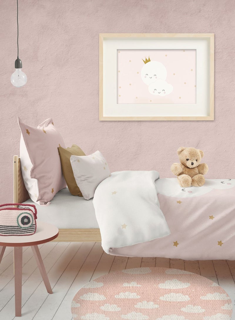 Elli Junior Lets Sleep Star Organic Reversible Duvet Cover Set - Image 1