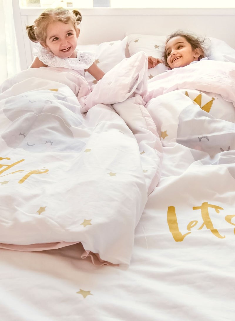 Elli Junior Lets Sleep Star Organic Reversible Duvet Cover Set - Image 2