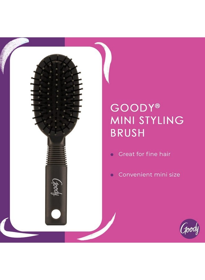 قودي  فرشاة شعر غودي ميني كوسدين - فرشاة شعر بيضاوية للسفر لجميع أنواع الشعر، تُفكك العقد بسهولة دون تمزق أو تكسر - إكسسوارات شعر بدون ألم للنساء والرجال والأولاد والبنات - Image 2
