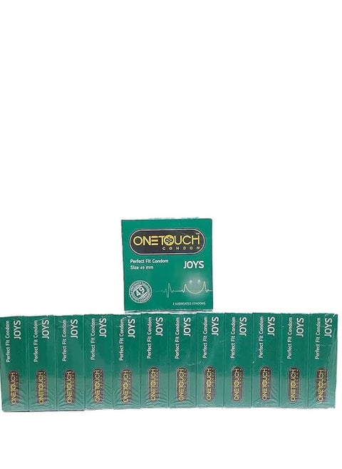 Joys Condoms 3 Pcs In Package (12 Packs Of 3 Condoms)