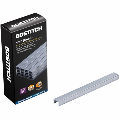 Bostitch Office Premium Staples for P3-Chrome Plier Stapler, 0.25-Inch Leg, 5,000 Per Box (SP191/4) - Image 5
