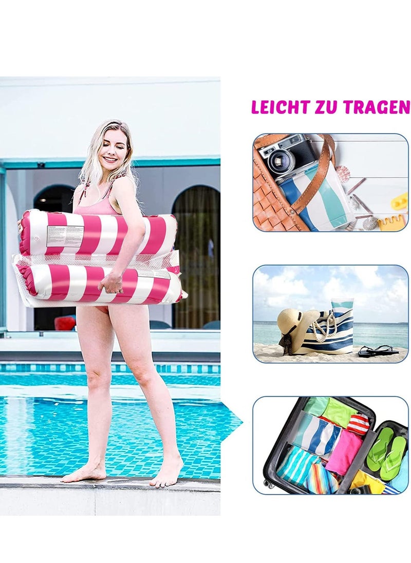 Yoawllty Pool Floats, 3 Packs Swimming Pool Floats for Adults, Pool Float & Water Hammock, Multi-Purpose, Inflatable Pool Floats for Adults  - Image 4