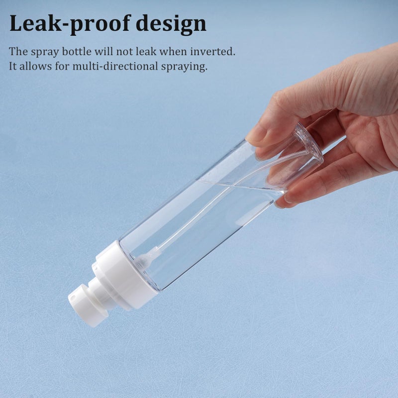 Cosywell Fine Mist Spray Bottles TSA Approved 3.4oz/100ml 3 Pack Leak Proof Travel Size Bottles Refillable Plastic Hair Spray Bottle for Perfume Skincare Toners Water Cosmetics (3Clear) - Image 4