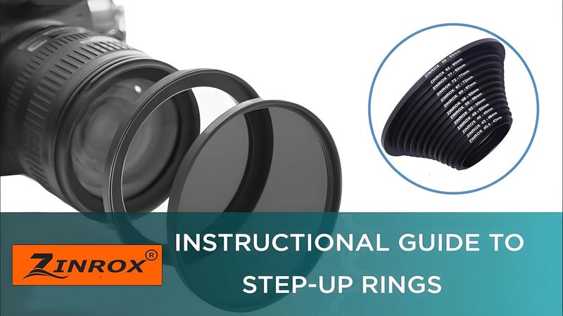 ZINROX 40.5mm to 95mm Stepping Up Ring Filter Adapter Set of 13-Pieces, Lens Filter Adapter Step Up Rings Made in India - Image 2