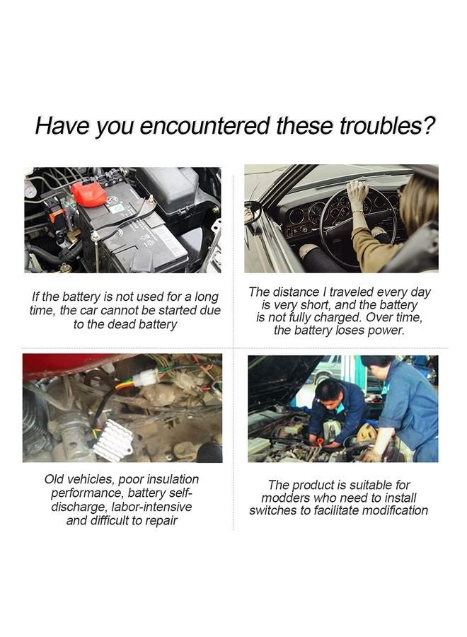 هومستر موصلات طرف بطارية السيارة، قطعتان من طراز Pcs 4 Way سريع الإطلاق فصل طرف بطارية السيارة لـ SAE/JIS من النوع A Posts، متوافق مع السيارات والشاحنات والشاحنات وغيرها - Image 4