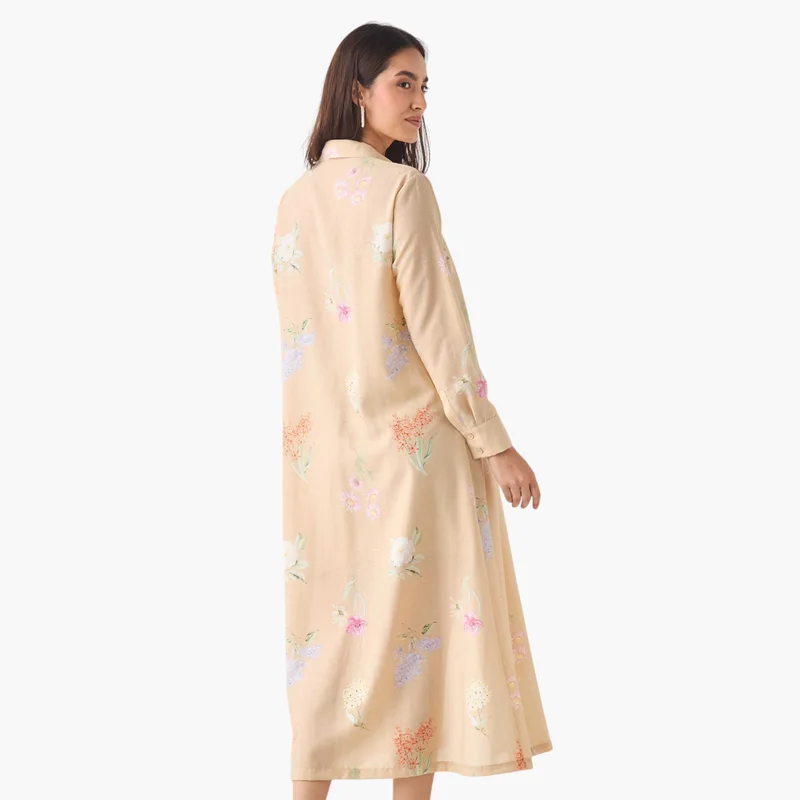 Iconic Floral Shirtwaist Dress