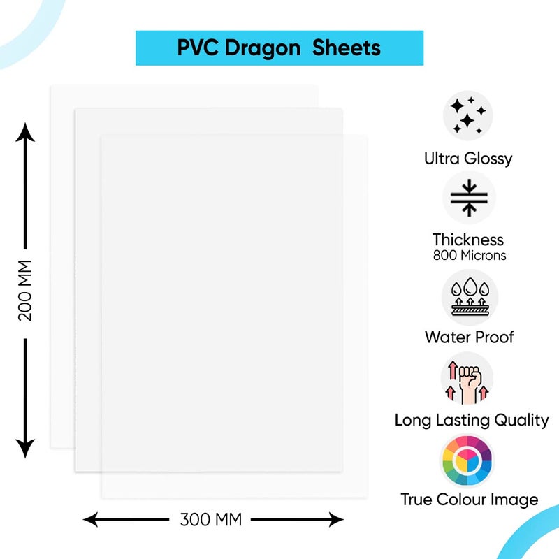 POLYCROM Store Korean PVC Lamination Dragon Sheet A4 Size 800 Micron : Imported Korean Sheets - Image 3