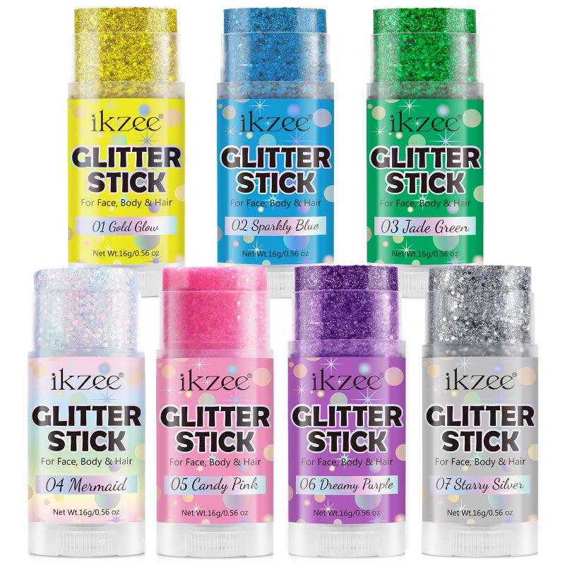 ikzee Body Glitter Makeup for Nightclubs & Parties - Long-Lasting Shimmer - Image 1