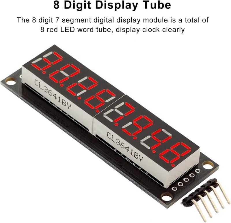 Multi-price design picks Led Bar Array Digital Tube 8 Digits 7 Decimal Segments Plug And Play 5V Digital Display Module For Decoration Led Display Red Light Gulf climate fit Mountain region eligible ship Global upgraded practical design Transit damage prevent build Global standard quality Home & light industrial compatible Land transit & shipment compatible Neat shape Universal design Wide use selected material Economical upgraded quality All space matching look Budget global standard quality All condition resistant crafted quality Workday cycle fulfillment All-scene tailored quality Modern versatile shape Defect free upgraded substance Repeated use trusted quality Permanent & temporary usable Multi-use well optimized build Multi-budget available picks Global assemble options Regional distribution available - Image 5