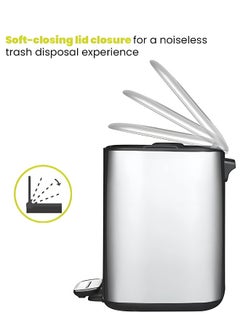EKO EKO Stainless Steel Bin 9 Liters  - Image 4