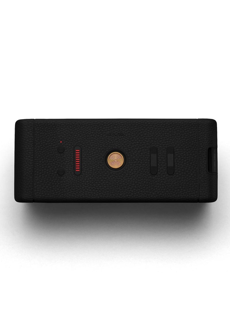 Marshall Middleton Bluetooth Portable Speaker for Outdoor Adventures, 20+ hours of Wireless playtime, water resistant IP67 50W - Black and Brass  - Image 3