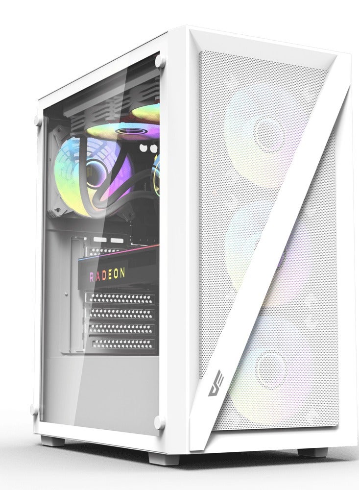 DarkFlash BUDGET GAMING/WORKSTATION DESKTOP PC: AMD Ryzen 7 PROCESSOR |  RTX 2060 SUPER 8GB GRAPHICS CARD | 16GB RAM | 1TB SSD NVME/SATA | Windows 10 | WIFI BT READY - Image 1