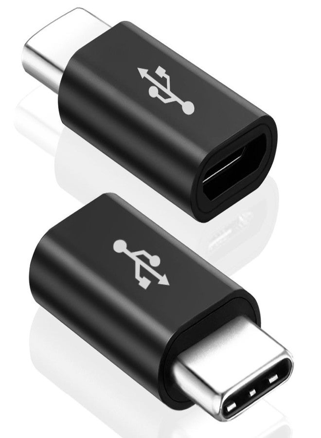 RUITEXUN USB Type C Connector - Micro USB Female to USB-C Male for Charging & Data Transmission (Black) - Image 4
