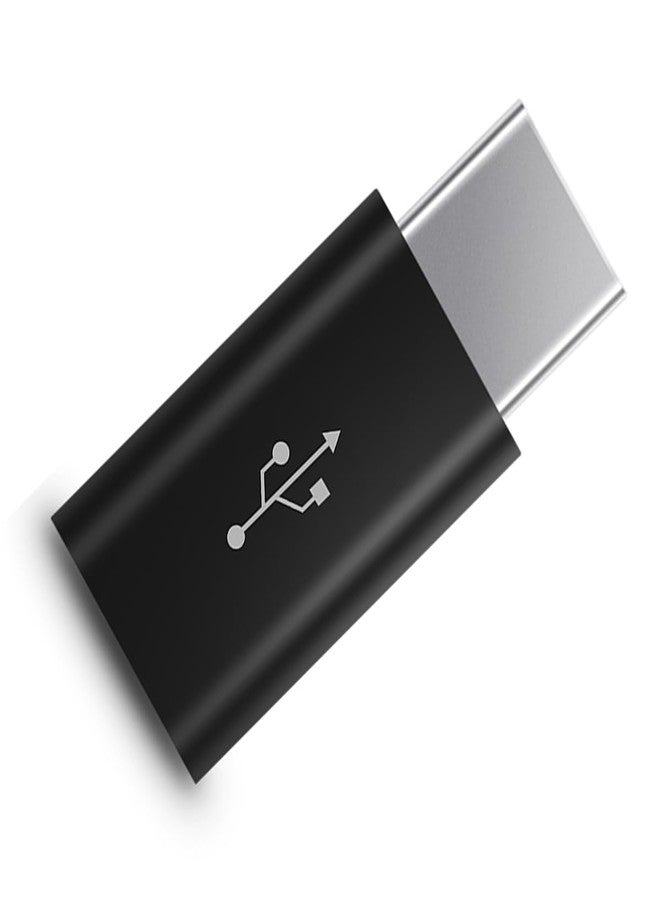 RUITEXUN USB Type C Connector - Micro USB Female to USB-C Male for Charging & Data Transmission (Black) - Image 3