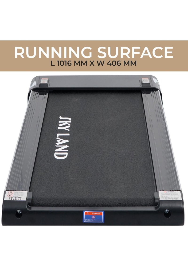 SkyLand - 2 In 1 Fitness Foldable Walking Pad Treadmill |4 HP Peak Running Machine With Wrist Band Controller - Image 1