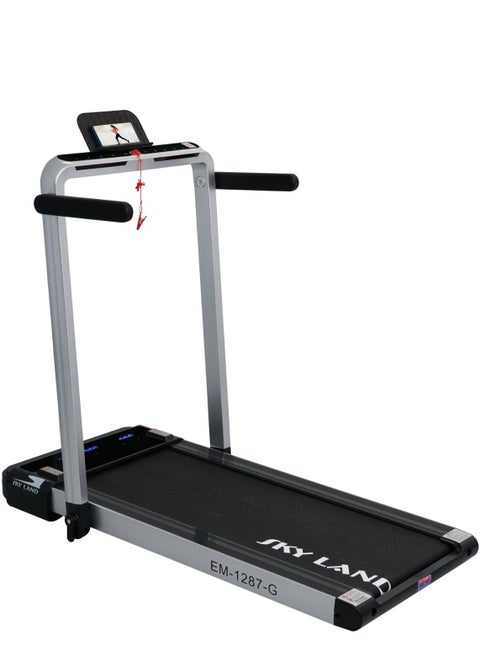 2 In 1 Fitness Foldable Walking Pad Treadmill |4 HP Peak Running Machine With Wrist Band Controller