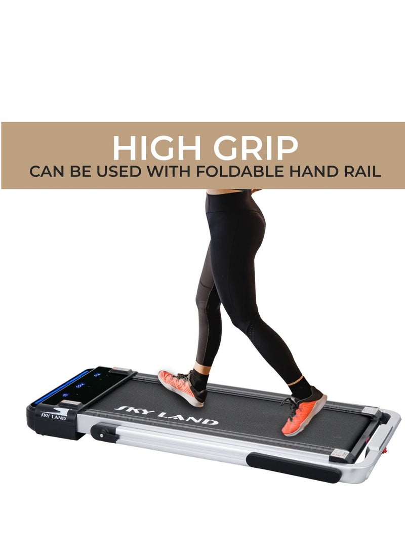 SkyLand - 2 In 1 Fitness Foldable Walking Pad Treadmill |4 HP Peak Running Machine With Wrist Band Controller - Image 1