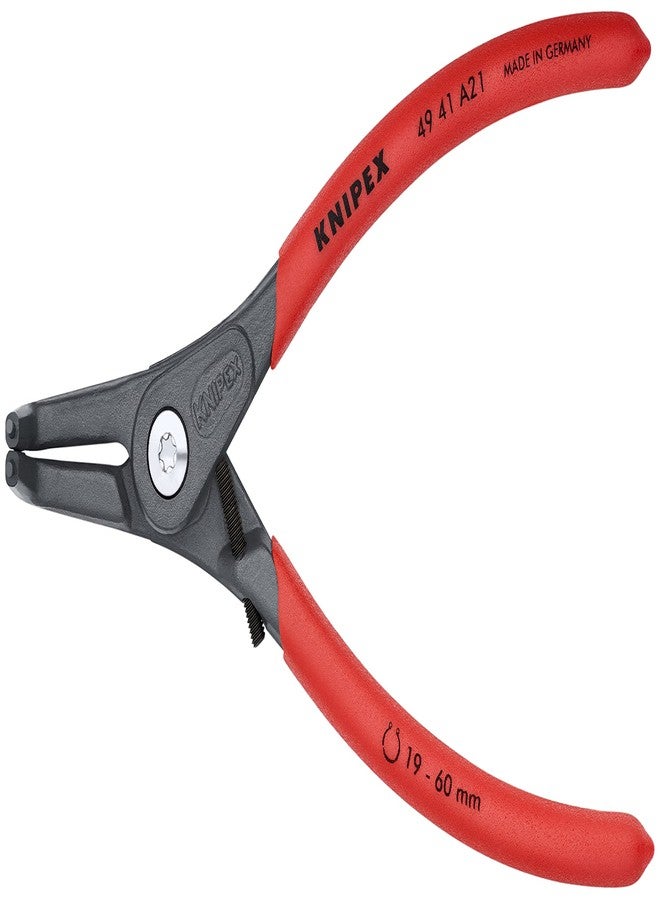 Knipex 49 41 A21 Circlip Pliers for external circlips 19-60mm 90° angled in grey - Image 3