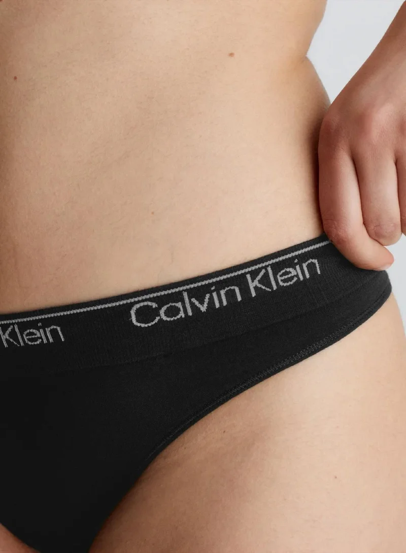 Calvin Klein BLACK Thong - Modern Seamless for Women | Best Price UAE