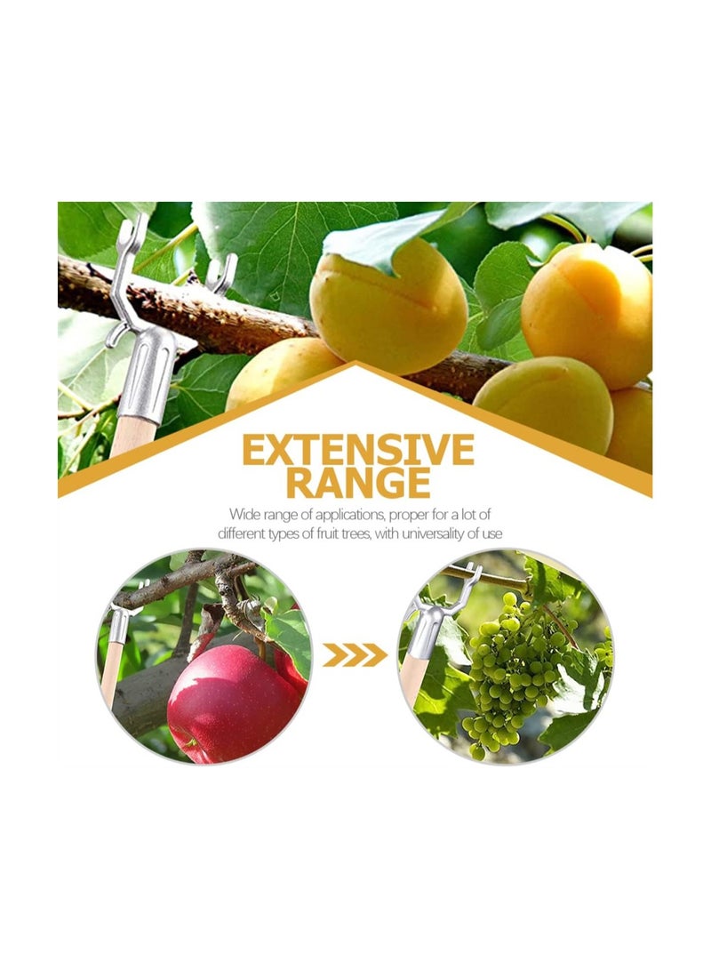 Luckam Tree Support Branch, 6 Pcs Silver Tree Brace Branch, Crutch Tree Straightening Kit for Propping Up Vineyards Gardens Orchards, Prevent Them from Breaking 6 Pcs Metal - Image 4