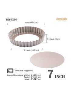 Tart Pan 7 Inch with Removable Loose Bottome - pzsku/Z061F1E30D80C4EE5C203Z/45/_/1691678170/cb637776-2cc7-40af-9a80-f4ca93d227d1