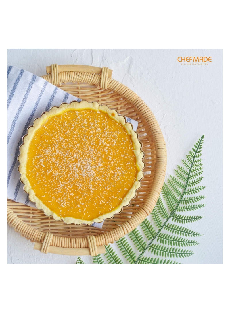 chefmade Tart Pan 7 Inch with Removable Loose Bottome - Image 4