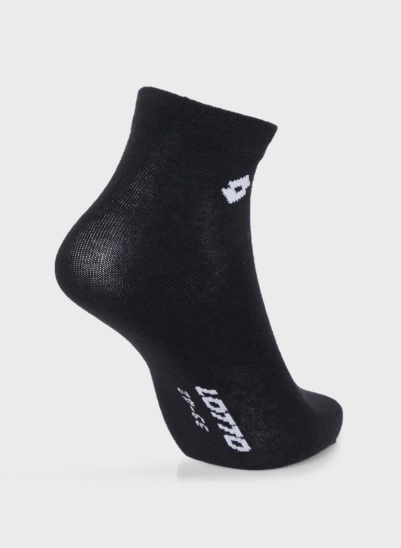 Lotto Sports 3-Pack Ankle Socks