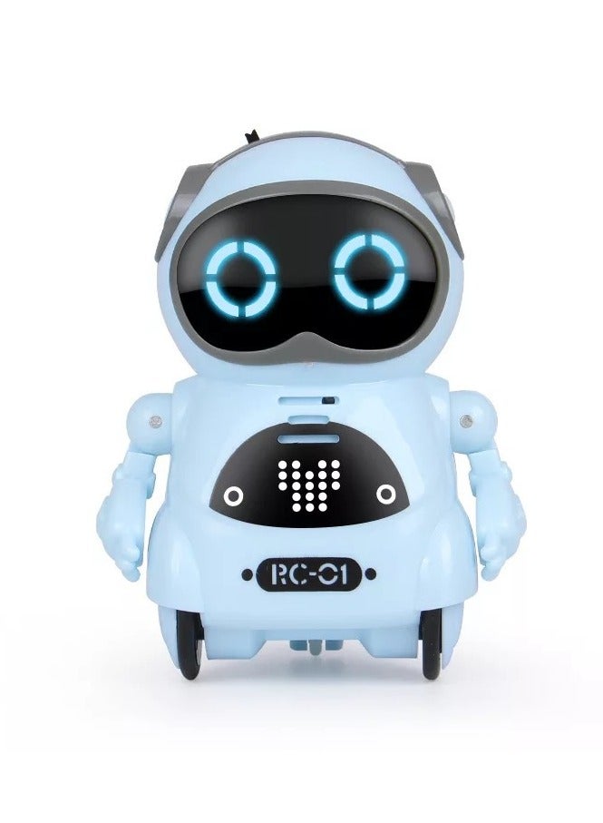 Pocket Emo Robot Talking Interactive Dialogue Voice Recognition Record Singing Dancing Telling Story Mini Robot Toy - Image 2
