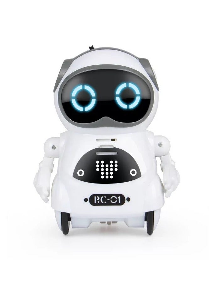 Pocket Emo Robot Talking Interactive Dialogue Voice Recognition Record Singing Dancing Telling Story Mini Robot Toy - Image 1